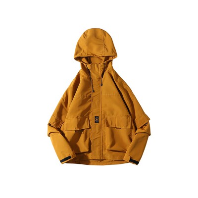 户外夹克休闲登山连帽夹