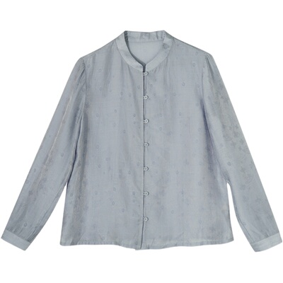 前世今生直身型单排扣长袖