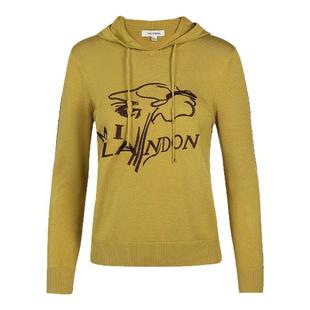 米兰登中老年妈妈装2025年秋季新款时尚连帽针织衫女长袖卫衣休闲