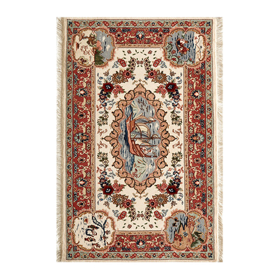 易普美家纯手工羊毛加丝波斯挂毯