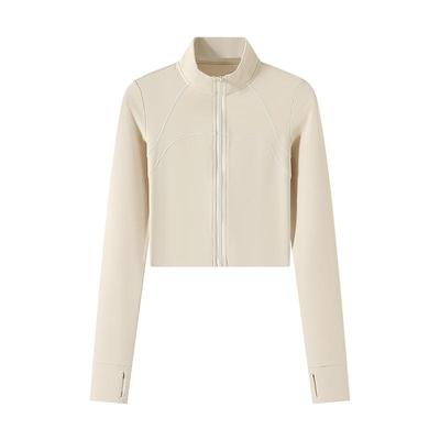 JUACTIVEU长袖高弹女修身外套