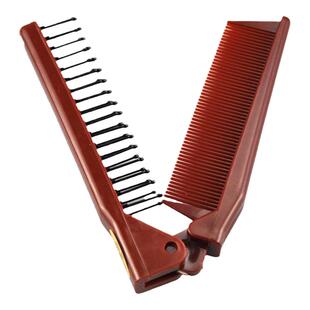 男女造型梳子两用密齿梳子旅行便携随身折叠梳子儿童宝宝分线编发