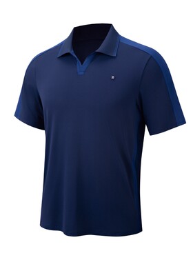 Mesh-Panelled 男士网球网面拼接Polo衫短袖丨lululemon丨LM3GCSS