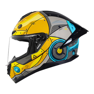 GSB摩托车头盔四季款大尾翼全盔