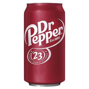 顺丰包邮美国DR PEPPER胡椒博士汽水樱桃原味草莓奶油可乐 整箱发