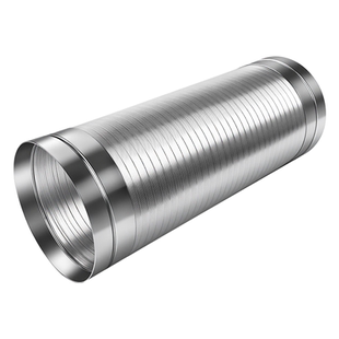 厨房抽油烟机排风管排烟道管排气管纯铝加厚排烟管伸缩通风管配件