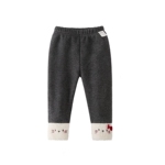 [抗菌远红外]女童秋冬打底裤儿童冬装宝宝加绒加厚休闲裤小童裤子