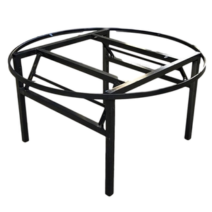 可折叠桌架酒店大圆桌方桌折叠架圆餐桌腿便携式餐桌脚活动桌支架