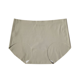 抗菌无痕内裤女士速干中腰健身瑜伽跑步运动三角裤少女生冰丝短裤