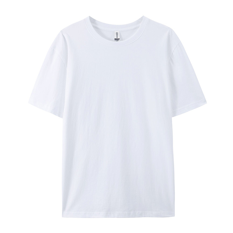 定制纯棉圆领短袖t恤工作服广告文化衫公司展会团体服装班服订做