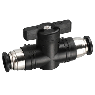 气动手阀开关8毫米气管快速快插BUC-08-6/10-12-16MM手转球阀接头