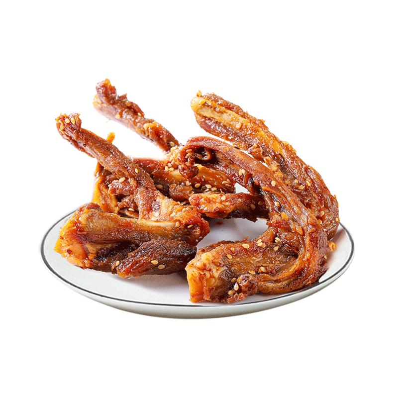 陈阿炳香辣风干鸭架旗舰店福建三明鸭锁骨卤味开袋即食解馋小零食