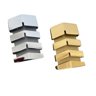 皮带扣男士平滑扣不锈钢腰带扣 字母内穿板扣裤带头3.8 3.5CM配件