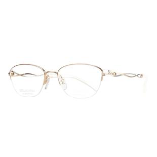 CHARMANT夏蒙眼镜架女士商务半框时尚优雅光学镜框可配近视XL2921