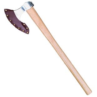 丛林人不锈钢维京战斧户外木柄手斧砍伐劈柴营地斧子露营防身斧头