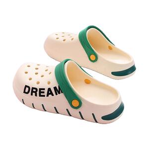 孕妇洞洞鞋女款夏季外穿2025新款防滑厚底凉鞋沙滩鞋包头拖鞋女士