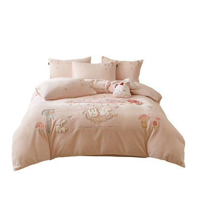 【小红书推荐】保暖牛奶绒四件套