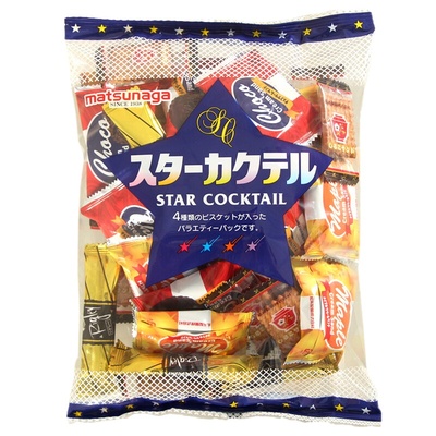 日本进口零食松永杂锦曲奇饼干