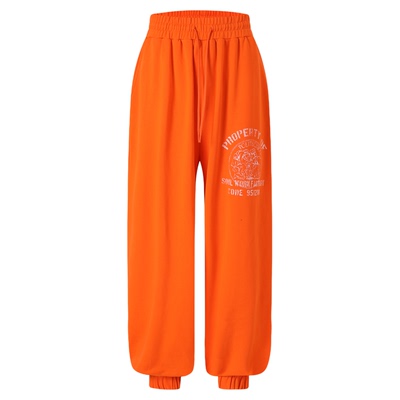 纯棉毛圈堆积垂感BAGGY卫裤