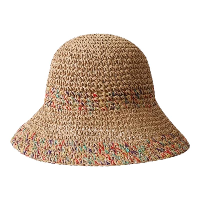 大头围草帽女夏海边大帽檐防晒帽