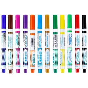 雄狮600快干型奇异笔记号笔马克笔补线笔书写笔工业用油性标记笔SGS检测合格物流箱头记号笔打点笔1.0mm盒装