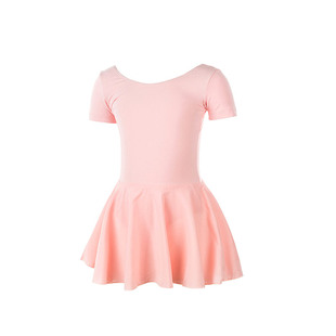 Sansha法国三沙芭蕾舞儿童考级服连体服 短袖练功裙 舞蹈服练舞服