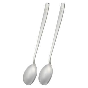 TAFUCO/泰福高不锈钢韩式长柄勺子咖啡勺搅拌勺牛奶蜂蜜勺调料勺