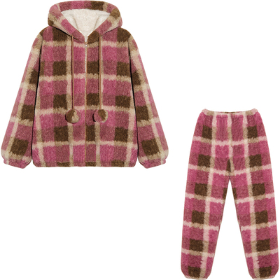 Bananagirl冬季新款加厚睡衣套装