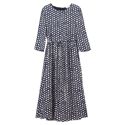 HONRN/红人a字收腰连衣裙