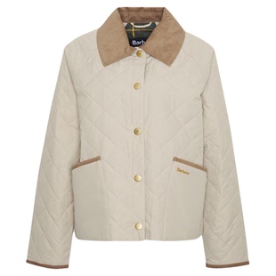 英国Barbour Anise 女士百搭通勤绗缝棉服春秋宽松外套棉衣