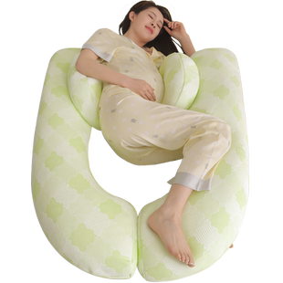 旎后孕妇枕头护腰侧睡枕孕期u型抱枕靠枕用品托腹睡觉专用侧卧枕