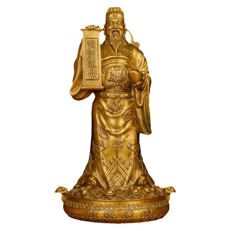 鑫瑞鼎文财神爷神像佛像公司客厅