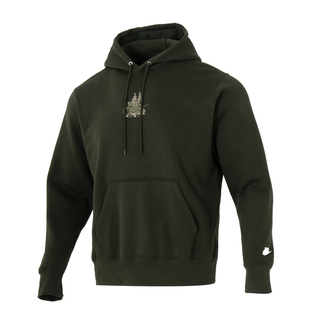 NIKE耐克男款卫衣25春季新款加绒保暖连帽衫宽松休闲运动服套头衫