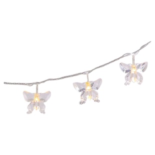 led星星灯蝴蝶彩灯串户外露营帐篷氛围灯串圣诞节日庭院装饰灯串