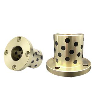 MPTZ带法兰石墨铜套OFR01无油衬套OLBH耐磨自润滑轴承光轴套导套