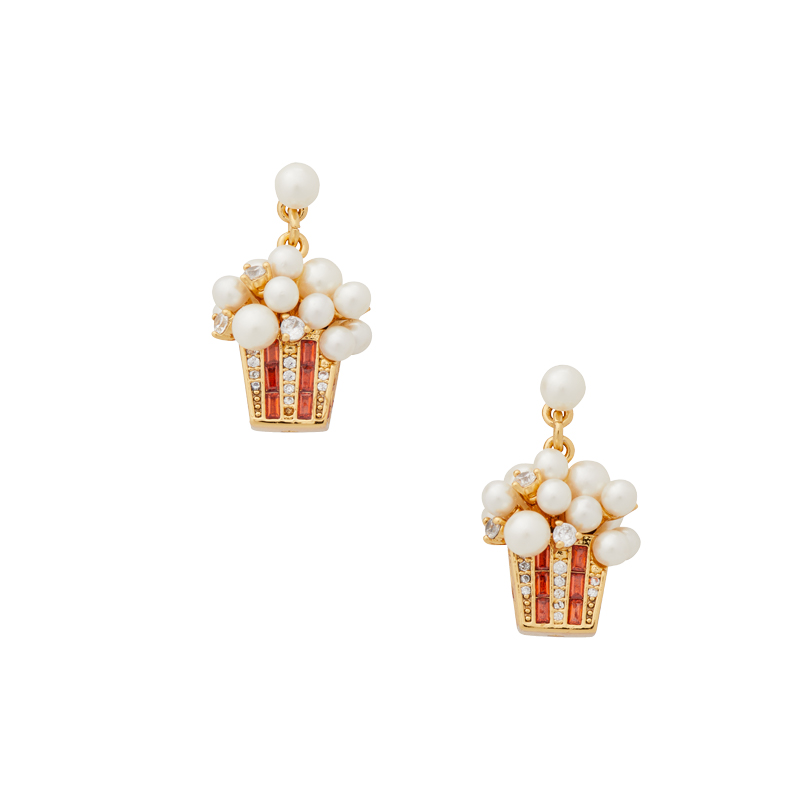 【2024新款】kate spade ks winter carnival 爆米花耳坠时尚