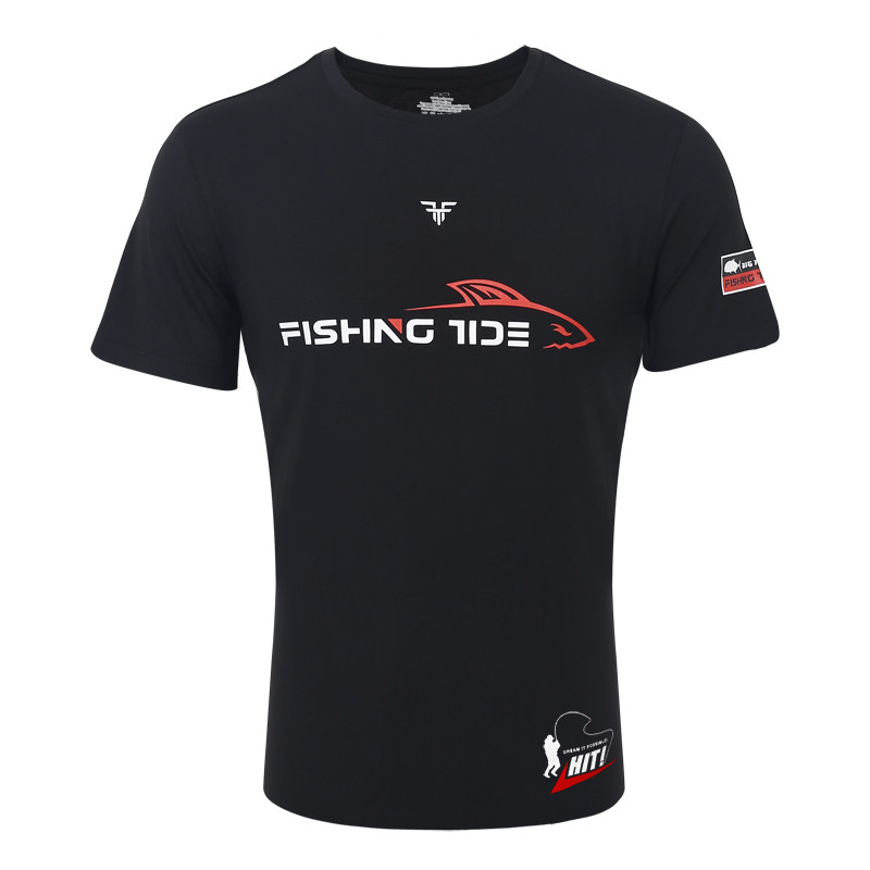 纯棉垂钓短袖TFISHINGTIDE