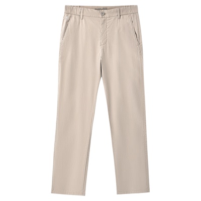 保罗彼得2026春夏新款男西装休闲直筒宽松棉透气长裤子KAFAK00801