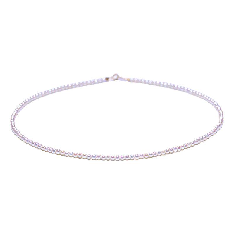 极光珍珠18kbaby淡水正圆锁骨