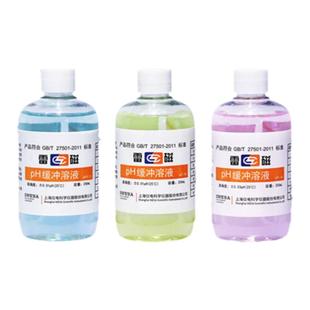 上海雷磁pH4.00 6.86 9.18 pH缓冲液校准液/补充液/粉剂/袋装瓶装