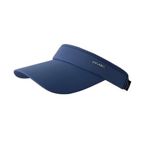 日本UV跑步空顶帽子女夏季户外运动大檐冰丝凉感遮阳防晒鸭舌帽男