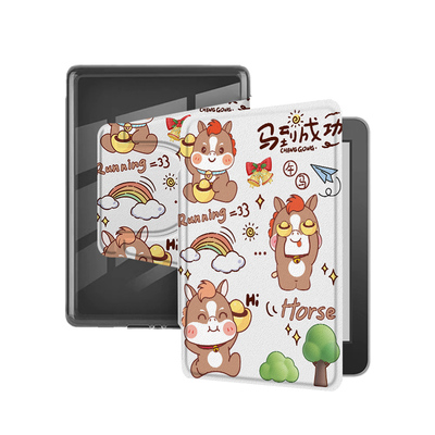 适用Kindlekpw6马年5卡通4潮958磁吸拆分11/12代658电子书保护套