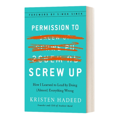 英文原版 精装 Permission to Screw Up 允许搞砸 我是如何学会领导的 精装 英文版 进口英语原版书籍