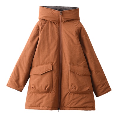 夹棉两面穿加厚棉袄外套