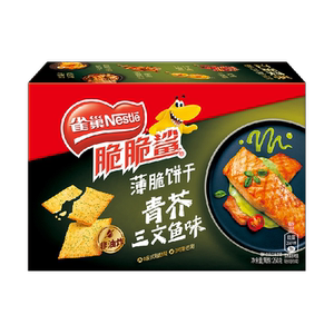 雀巢脆脆鲨青芥三文鱼味薄脆
