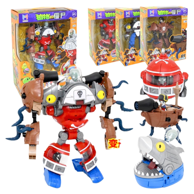 植物大战僵尸变形玩具机器人金刚