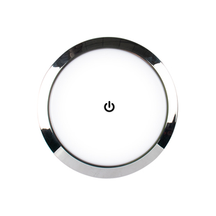 房车LED灯旅居拖挂改装超薄圆形吸顶照明灯室内12V24车载专用配件