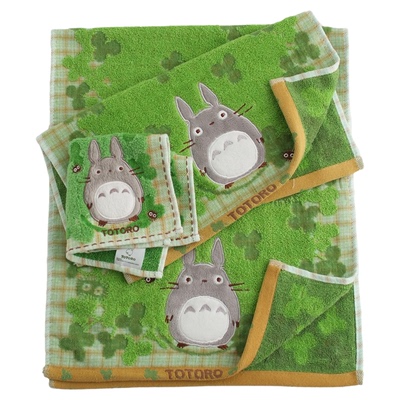 橡子共和国宫崎骏龙猫方巾毛巾