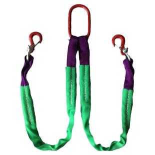 吊装带起重吊带吊钩勾吊具吊绳吊装神器工业行车组合2/4叉腿索具