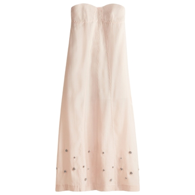 HM S/S女装连衣裙冬季时尚休闲缀饰抹胸连身裙1284885